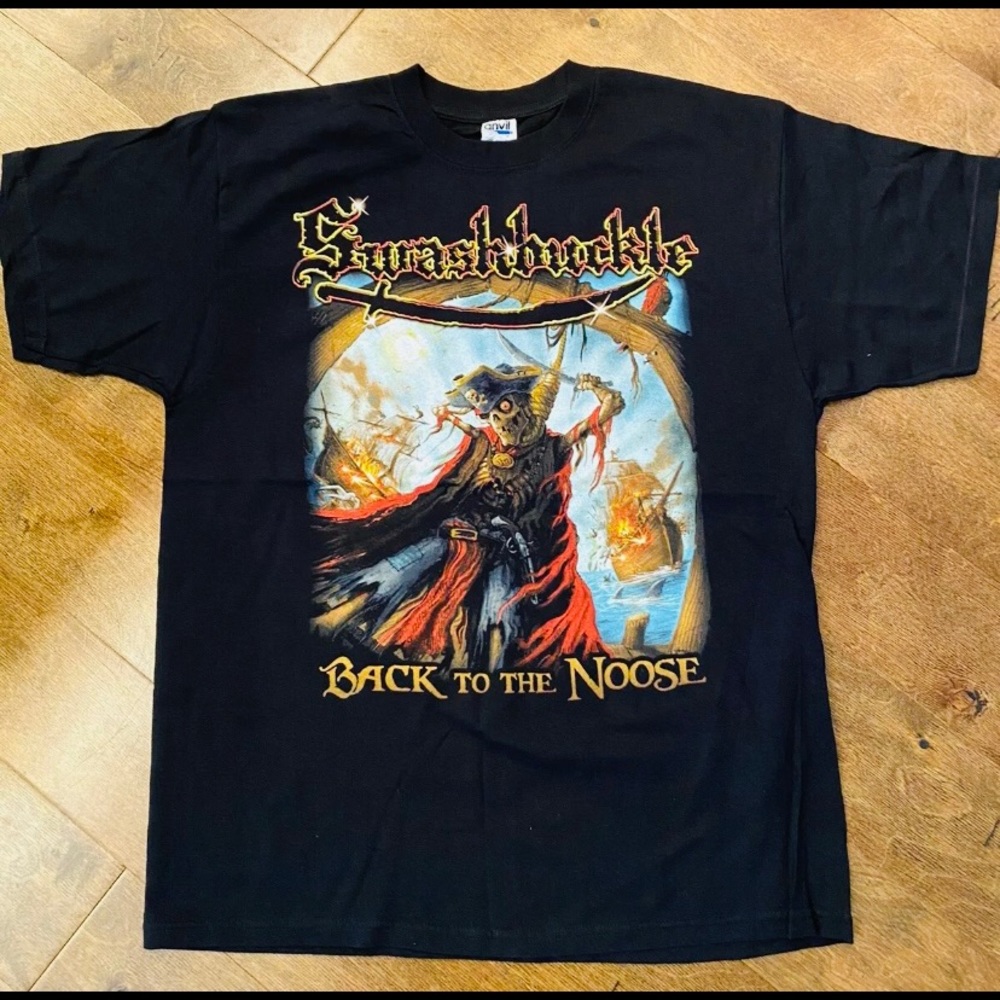 Swashbuckle True Pirate Heavy Metal Shirt Men’s Size XL Piratefest IT Tour 2009
